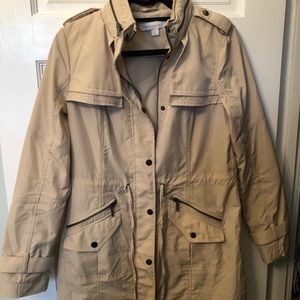 NY&CO Anorak Jacket with Optional Pop-Out Hood S